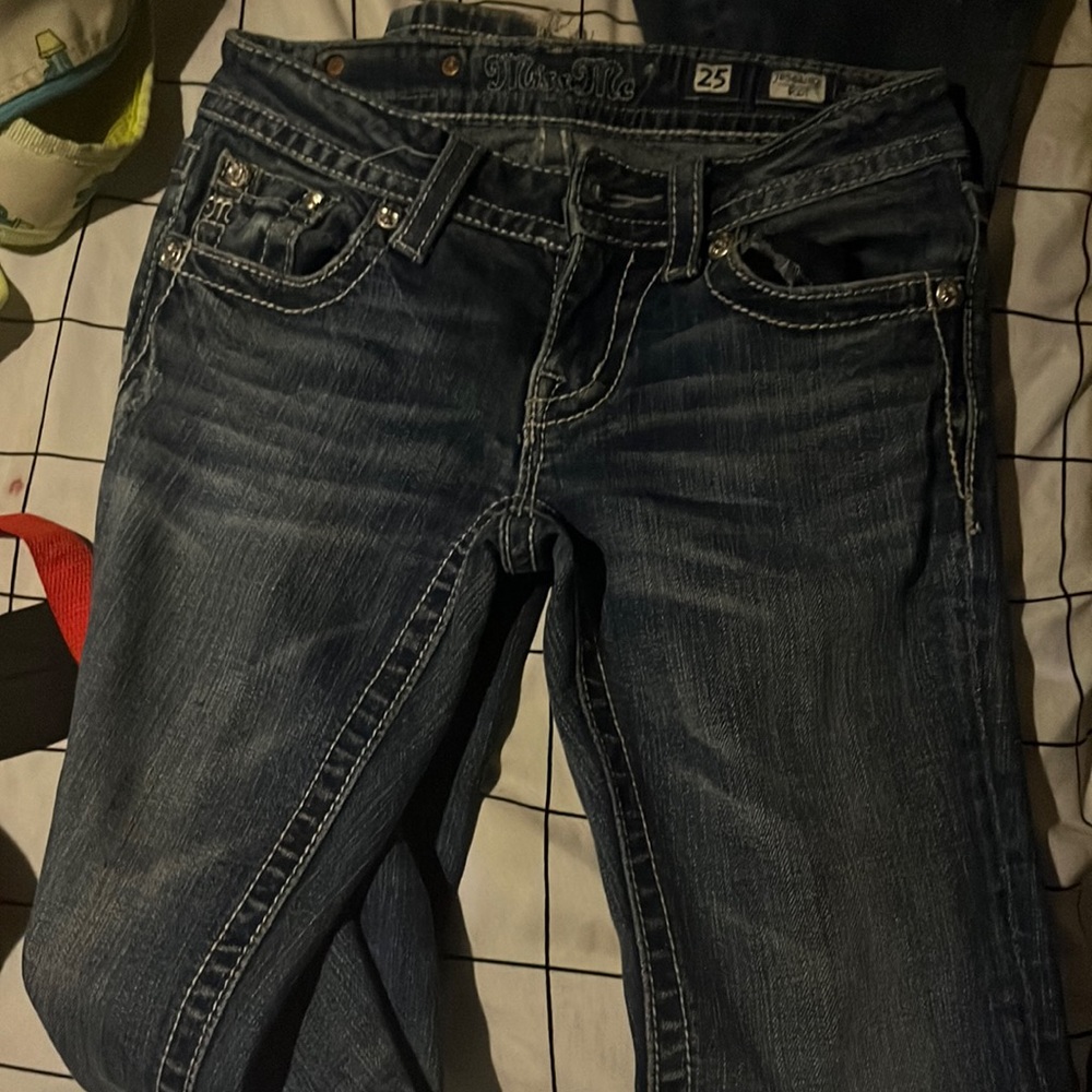 Miss me Size 25 Boot Cut Jeans
